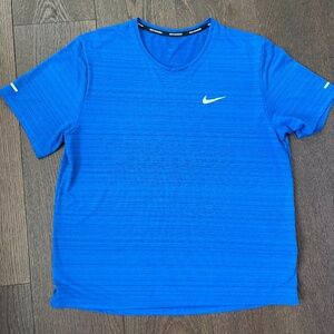 Nike Dri-Fit Blue Running Tee Size Large